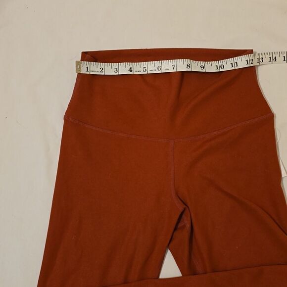 , Alo yoga high waist rust color leggings size small. - Picture 3 of 6